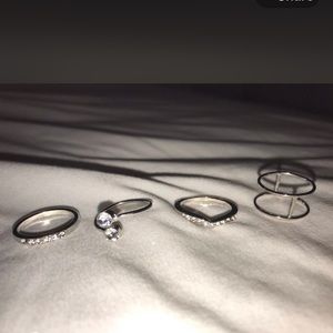 Silver Ring Set